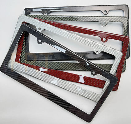 3K Twill Carbon Fiber Car Carbon Fiber License Plate Holder Carbon Fiber Number Plate