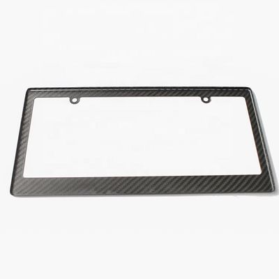 Bmw Audi Carbon Fiber License Plate Frame Slim Line  Car License Plate Holder