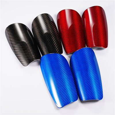 Carbon Fiber Mini Shin Pads Sport Soccer Football Pads Shin Guard