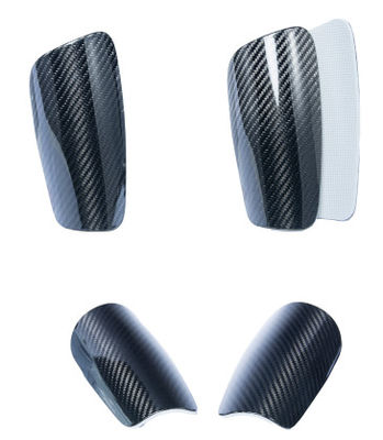 Football Shin Guard Holder Carbon Fiber 3K Twill Basic Protection Shin