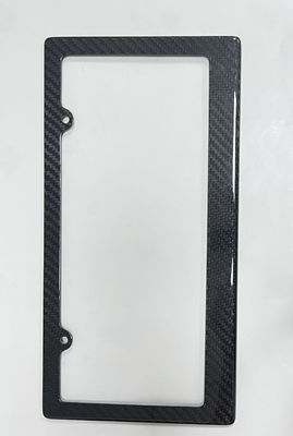 3K Twill Carbon Fiber Car Carbon Fiber License Plate Holder Carbon Fiber Number Plate