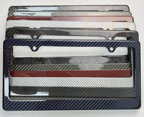 3K Twill Carbon Fiber Car Carbon Fiber License Plate Holder Carbon Fiber Number Plate