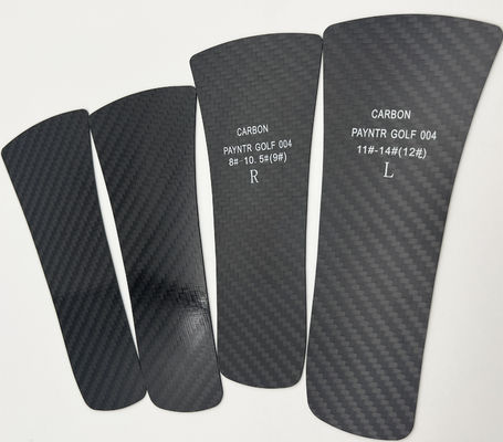 Custom Soccer Carbon Fiber Shoe Insoles 3k Twill Matte Carbon Fiber Plate  1.0mm 0.8mm