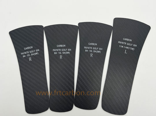 Custom Soccer Carbon Fiber Shoe Insoles 3k Twill Matte Carbon Fiber Plate  1.0mm 0.8mm
