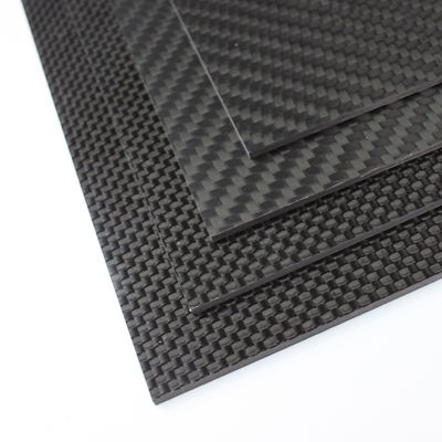 3k Carbon Fiber Sheet 3mm Thick 1 4&quot; 1.5 Mm Glossy Matte Plain Twill Woven