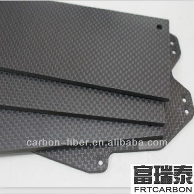 100% Pure Ultra Thin Carbon Fiber Sheets Rigid Twill Weave 1.5mm