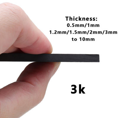 2mm 1mm Lightweight Fibre Sheets Guitar Thin Carbon Fiber Cloth