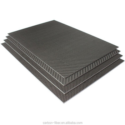 Factory best selling 3mm 3k laminated carbon fiber sheet in carbon fiber fabric 200*300mm