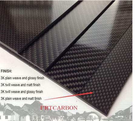 Factory best selling 3mm 3k laminated carbon fiber sheet in carbon fiber fabric 200*300mm