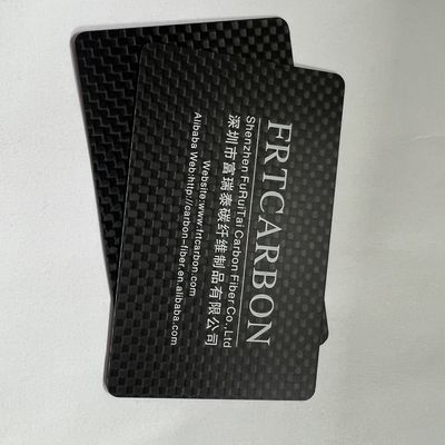 Carbon Fiber Machining Service Business Card Print CNC Cutting Frames Part For RC Car Shin Card