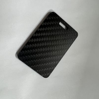 Carbon Fiber Machining Service Business Card Print CNC Cutting Frames Part For RC Car Shin Card