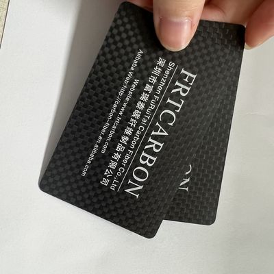 Carbon Fiber Machining Service Business Card Print CNC Cutting Frames Part For RC Car Shin Card
