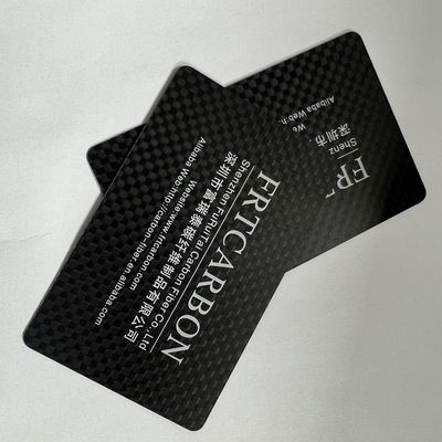 Carbon Fiber Machining Service Business Card Print CNC Cutting Frames Part For RC Car Shin Card
