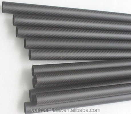 1 4&quot; 1 Inch Carbon Fiber Fabric Tube Custom 3K FRT
