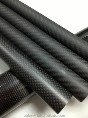 1 4&quot; 1 Inch Carbon Fiber Fabric Tube Custom 3K FRT