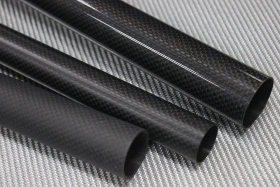 3 4&quot; 3 8&quot; 3k Carbon Fiber Tube 10mm 12mm 15mm 18mm  22mm 30mm 40mm 50mm