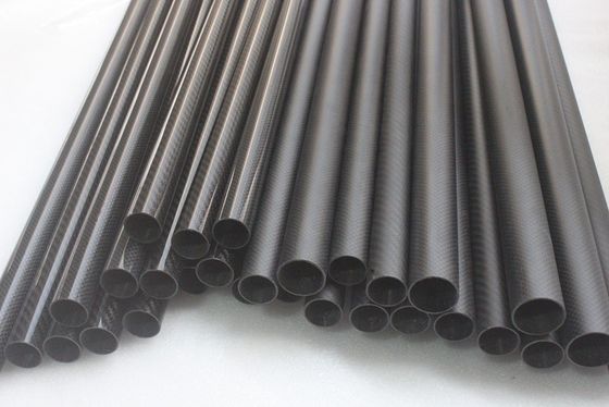 3 4&quot; 3 8&quot; 3k Carbon Fiber Tube 10mm 12mm 15mm 18mm  22mm 30mm 40mm 50mm