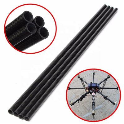 1 Inch 1 2 Inch Carbon Fiber Square Tube High Modulus 3k  50mm