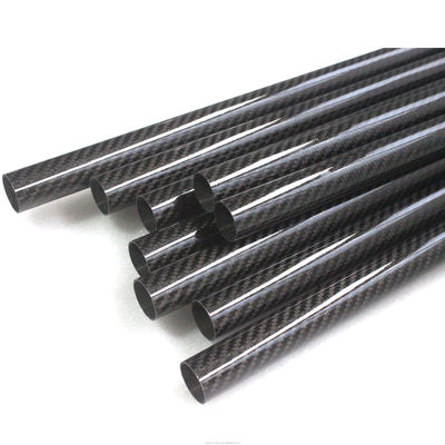 1 Inch 1 2 Inch Carbon Fiber Square Tube High Modulus 3k  50mm