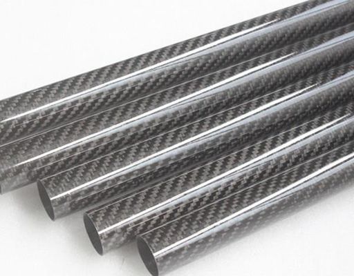 3K Plain Matte Or Glossy Carbon Fiber Pipe 26mm 27mm 28mm 29mm 30mm 3 4 Inch  3 Inch