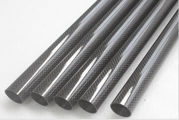 3K Plain Matte Or Glossy Carbon Fiber Pipe 26mm 27mm 28mm 29mm 30mm 3 4 Inch  3 Inch