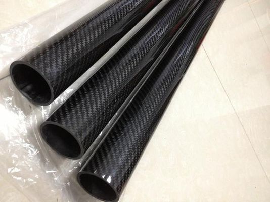 Large OD Round Custom Carbon Fiber Tubes 50mm 40mm 3.5&quot;