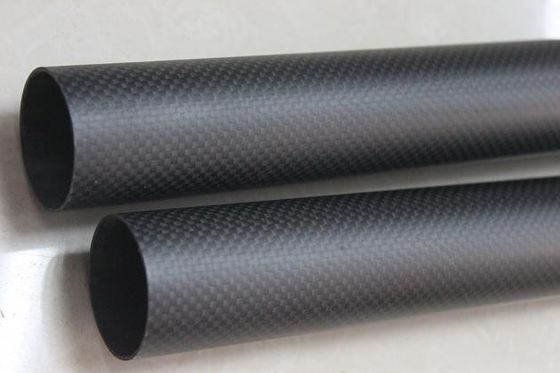 Large OD Round Custom Carbon Fiber Tubes 50mm 40mm 3.5&quot;