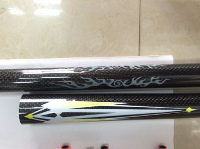 5 16&quot; 5 8&quot; 7 8&quot; Red White Blue Yellow Carbon Fiber Bicycle Tubes FRT