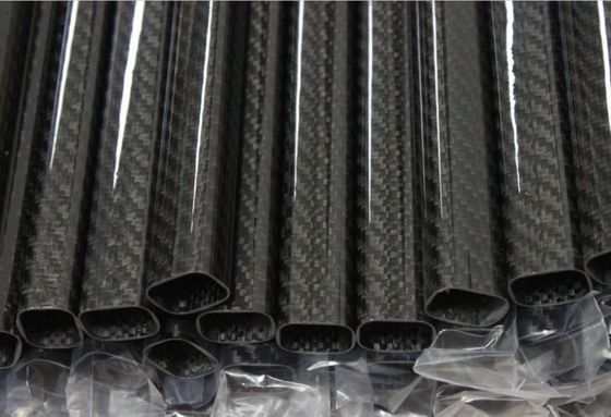 10mm Carbon Fiber Square Tube 20mm Hot Press Moulding